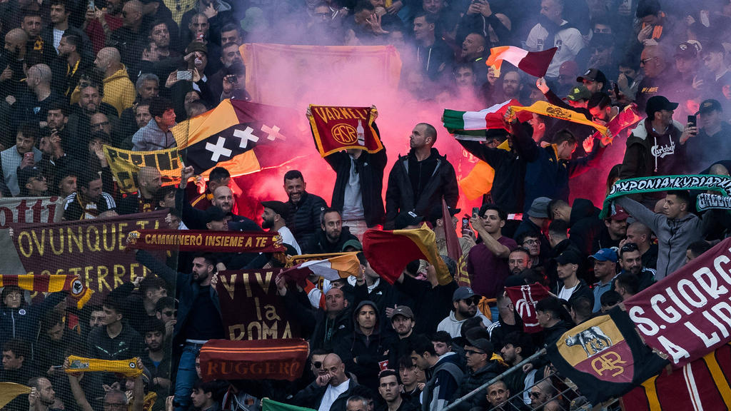 Die AS Rom bejubelte den Einzug ins Finale der Europa League