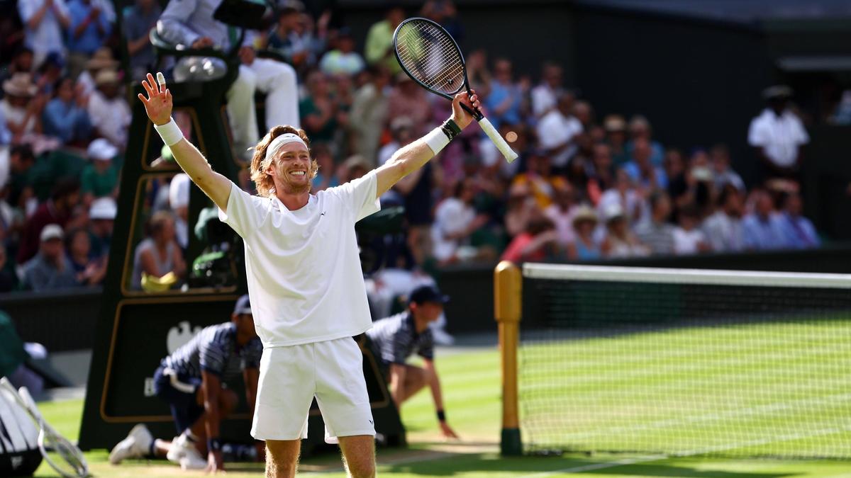 Andrey Rublev musste im Achtelfinale über fünf Sätze gehen