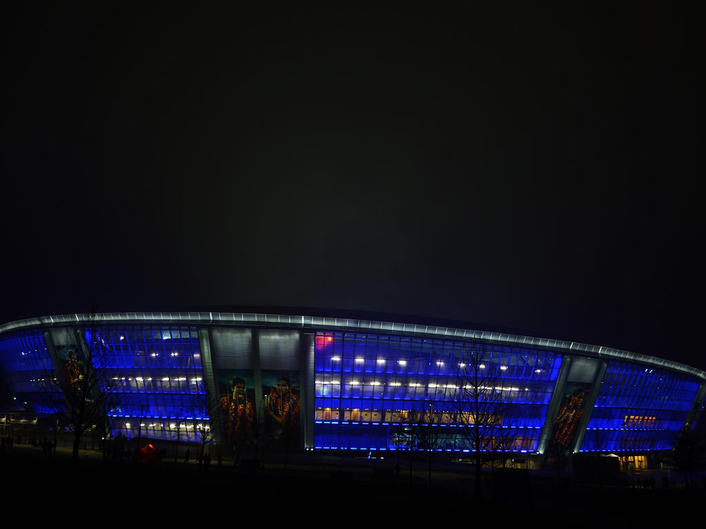 Imagen del estadio Donbass Arena de Donetsk en 2013. (Foto: Getty)