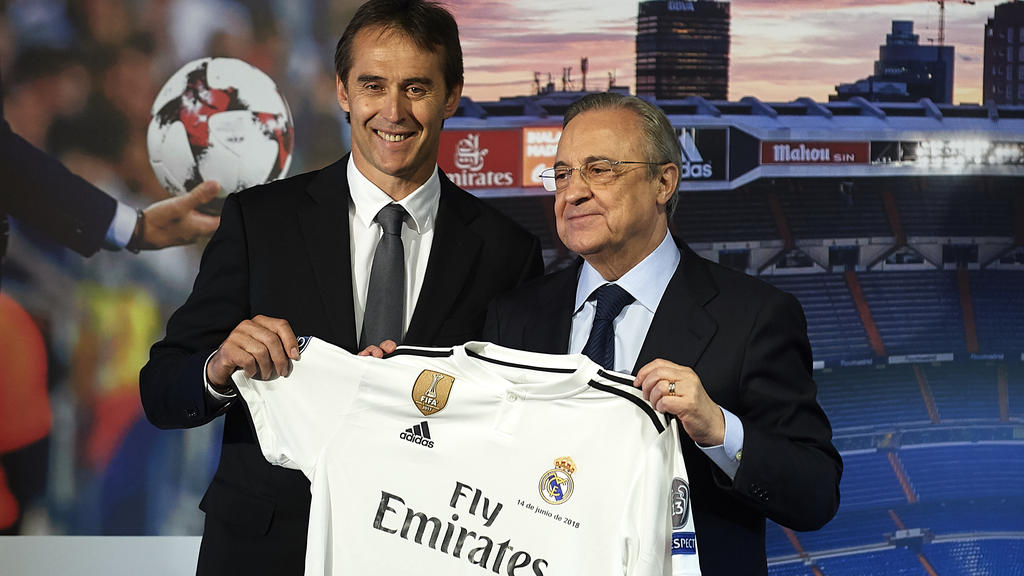 Was plant der neue Trainer Lopetegui (l.) bei Real Madrid?