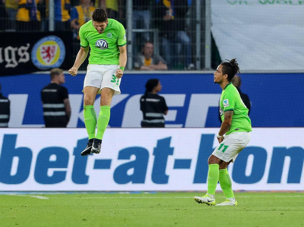Mario Gomez hat den VfL zum Sieg gegen Braunschweig geschossen