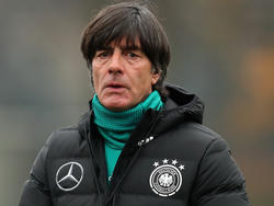 Joachim Löw beim Abschluss-Training vor dem Spiel gegen England
