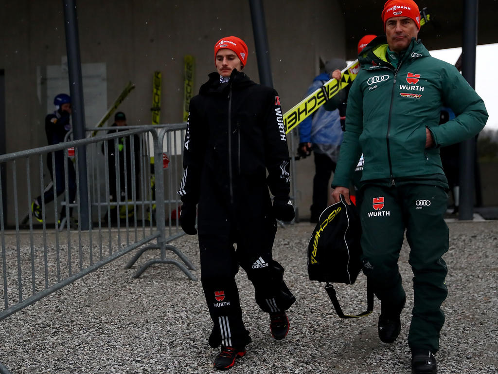 Hofft nach seinem Sturz in Innsbruck auf ein baldiges Comeback: Skispringer Richard Freitag Hofft nach seinem Sturz in Innsbruck auf ein baldiges Comeback: Skispringer Richard Freitag