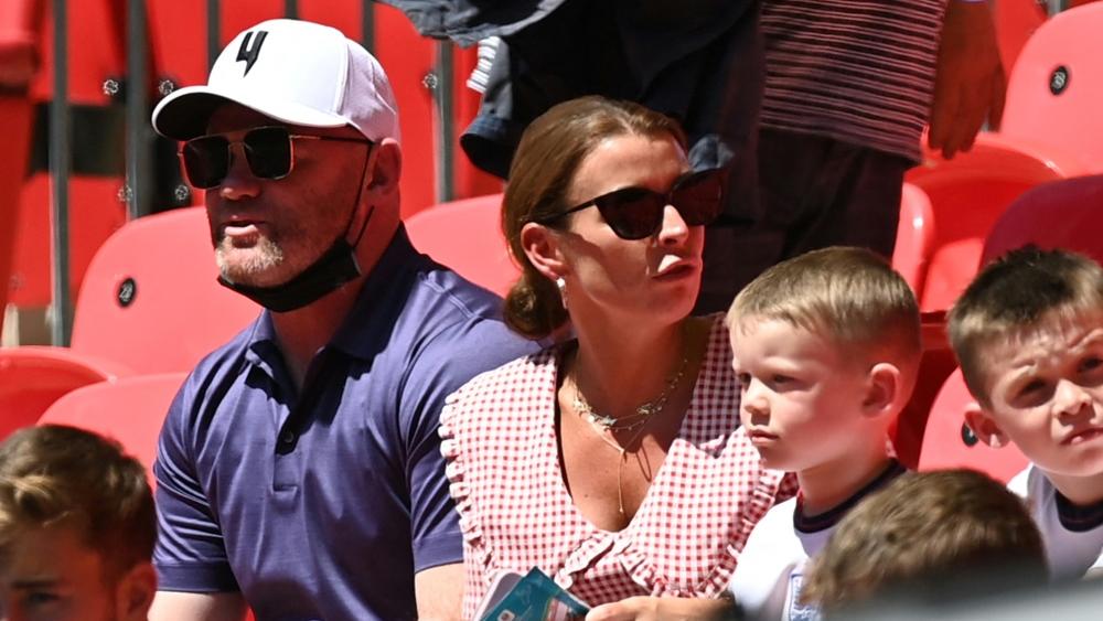 Wayne Rooney und Ehefrau Coleen in Berlin