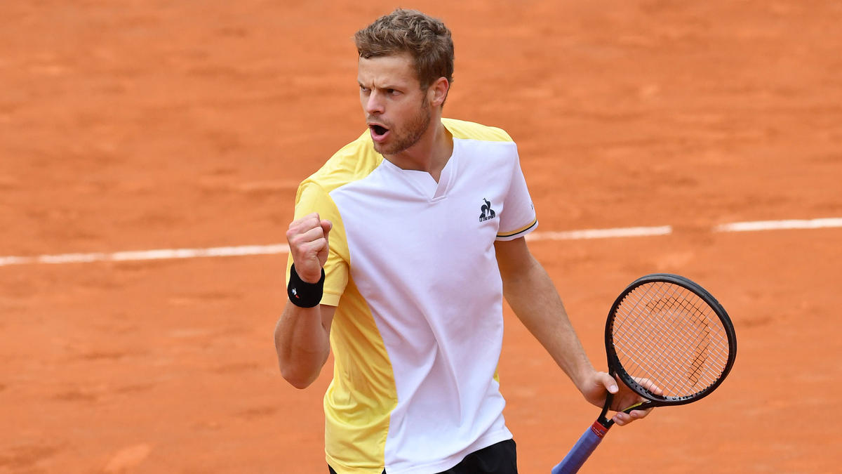 Yannick Hanfmann ist noch einen Sieg vom Einzug ins Hauptfeld der French Open entfernt