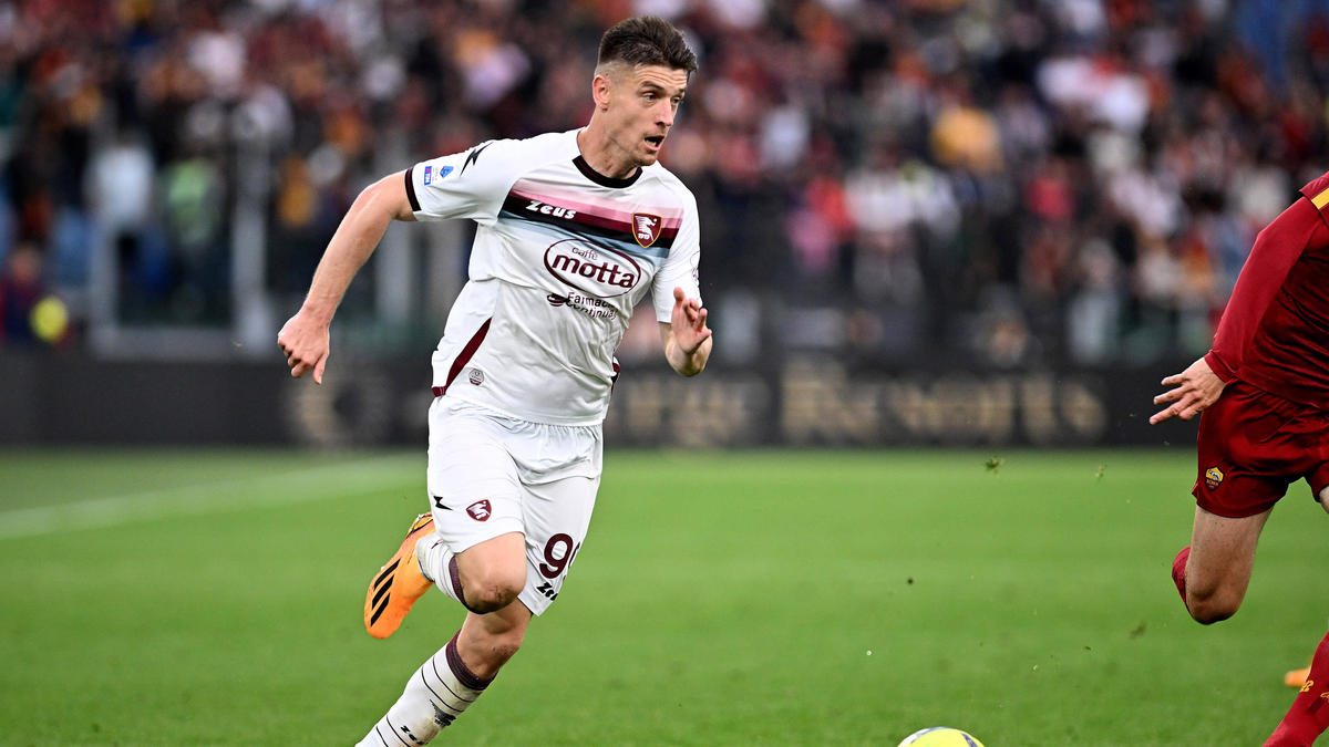 Krzysztof Piatek spielt derzeit auf Leihbasis für US Salernitana