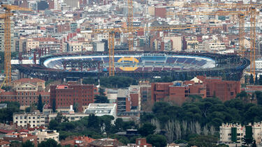 Das Camp Nou befindet sich derzeit noch immer im Umbau