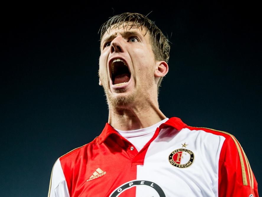 Feyenoord heeft met 1-0 gewonnen van Ajax en dat is niet alleen feest voor de supporters, ook voor de fans. Michiel Kramer is ontzettend blij met de winstpartij op de eeuwige rivaal. (28-10-2015)