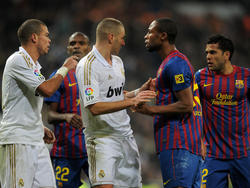Seydou Keita con el Barcelona contra el Real Madrid. (Foto: Getty)
