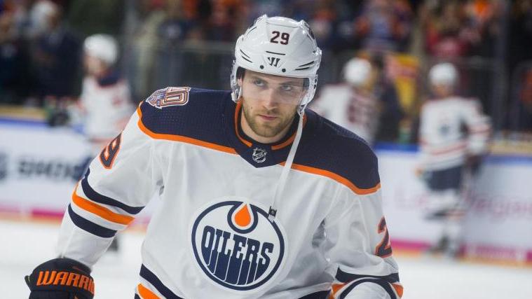 Leon Draisaitl konnte die Niederlage trotz seines Tores nicht verhindern Leon Draisaitl konnte die Niederlage trotz seines Tores nicht verhindern