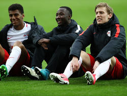 Naby Keïta (M.) steht beim FC Liverpool auf dem Zettel