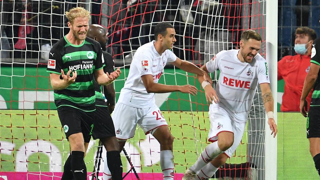 Shkiri (M.) erzielte zwei Tore für den 1. FC Köln
