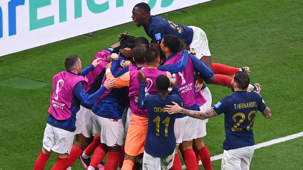 Frankreich im Finale der Fußball-WM 2022