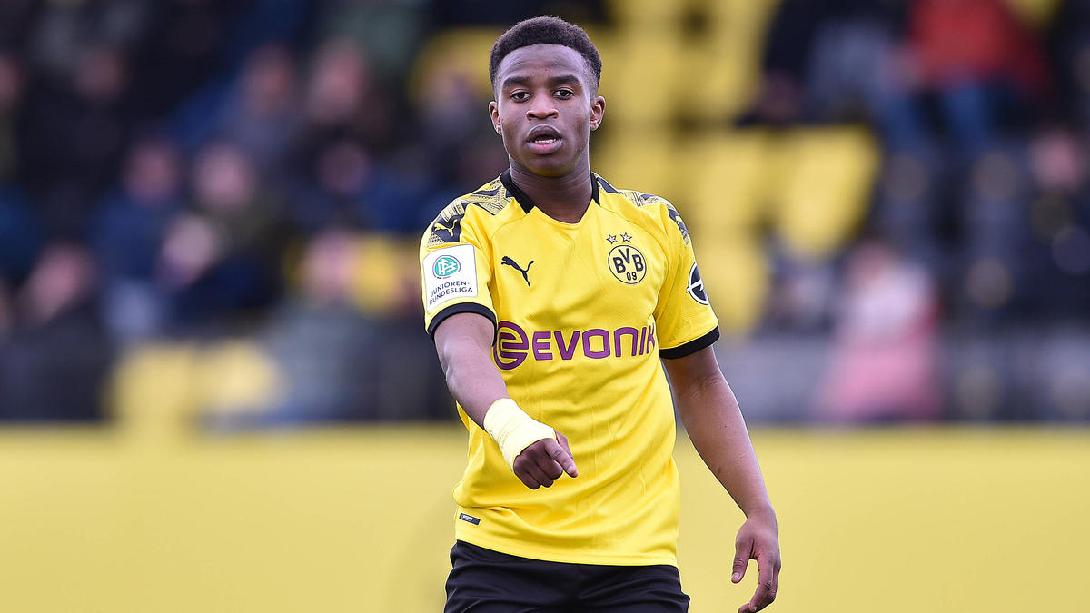Youssoufa Moukoko vor der Beförderung beim BVB Youssoufa Moukoko vor der Beförderung beim BVB