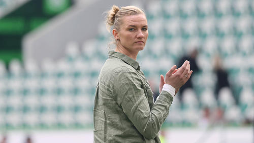 Wolfsburgs Alexandra Popp hatte das Hinspiel gegen Arsenal verpasst