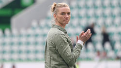 Wolfsburgs Alexandra Popp hatte das Hinspiel gegen Arsenal verpasst