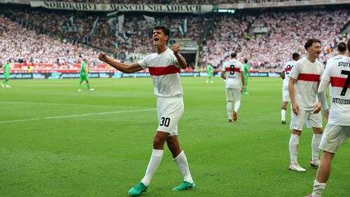 Der VfB holte drei Punkte gegen Gladbach