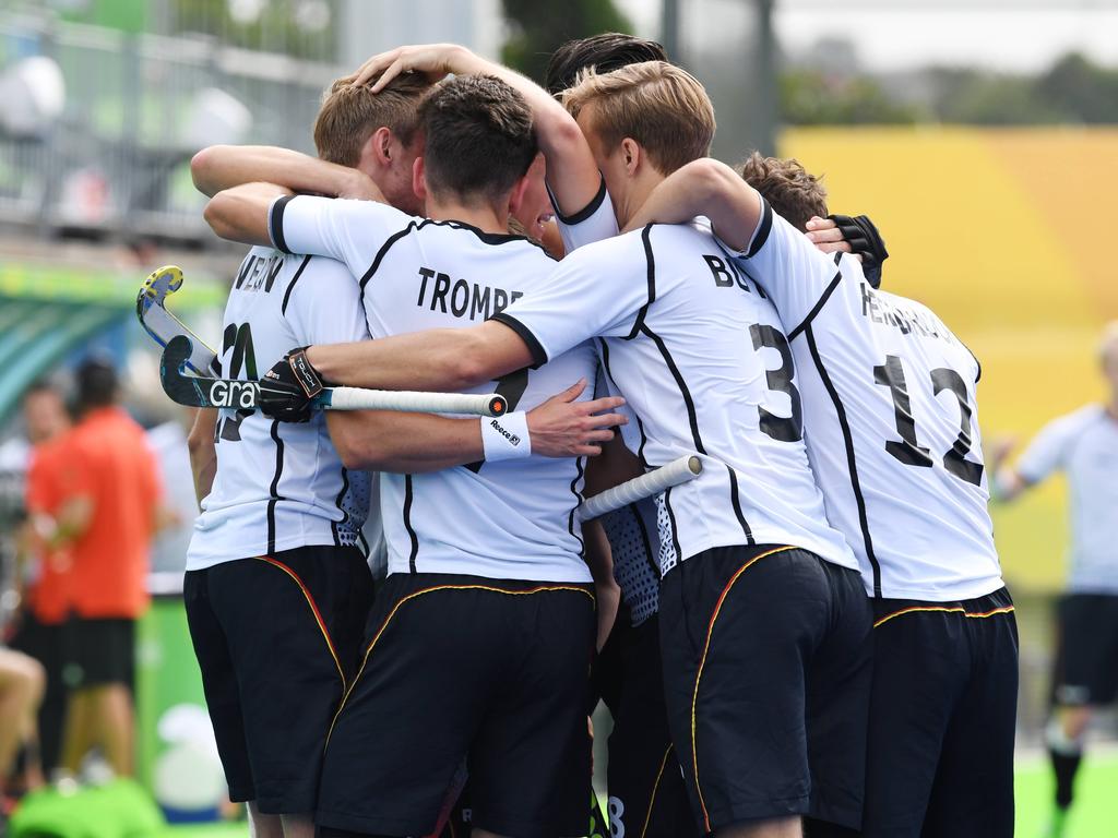 Die deutschen Hockey-Herren schlugen die Niederlande Die deutschen Hockey-Herren schlugen die Niederlande