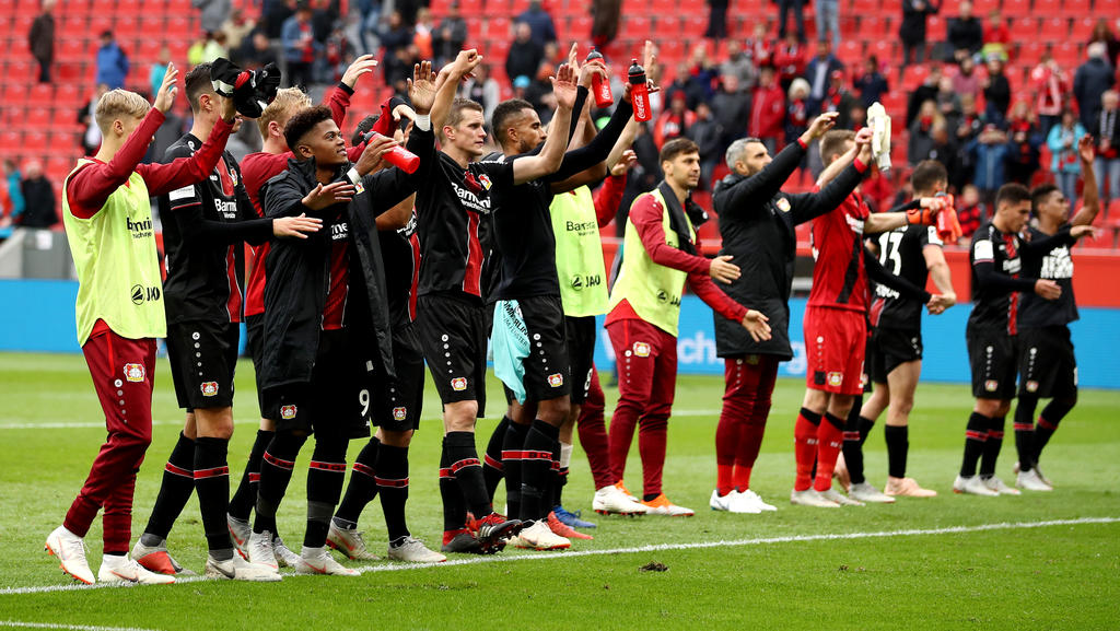 Bayer Leverkusen bejubelt die ersten Punkte der Saison