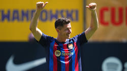 Robert Lewandowski wurde beim FC Barcelona offiziell vorgestellt