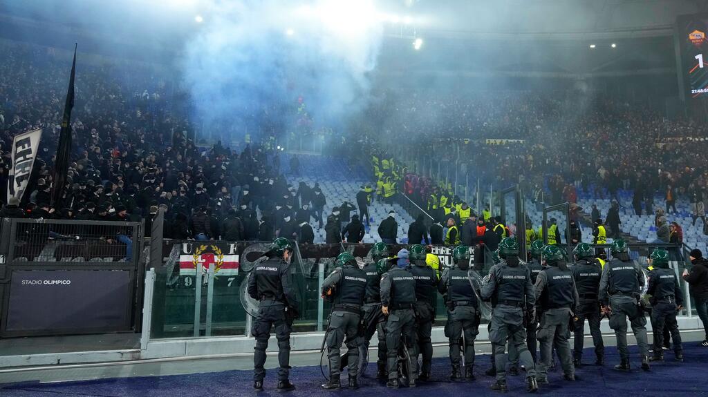 Beim Europa-League-Match von Eintracht Frankfurt in Rom kam es zu Randale