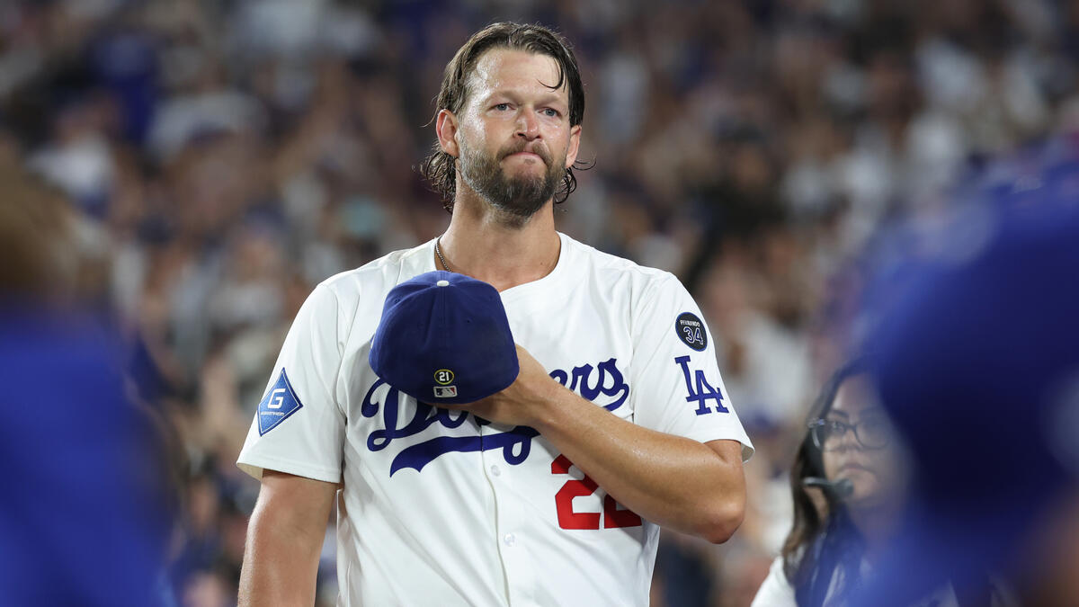 Clayton Kershaw feierte seinen wahrscheinlich letzten Auftritt im Dodger Stadium.