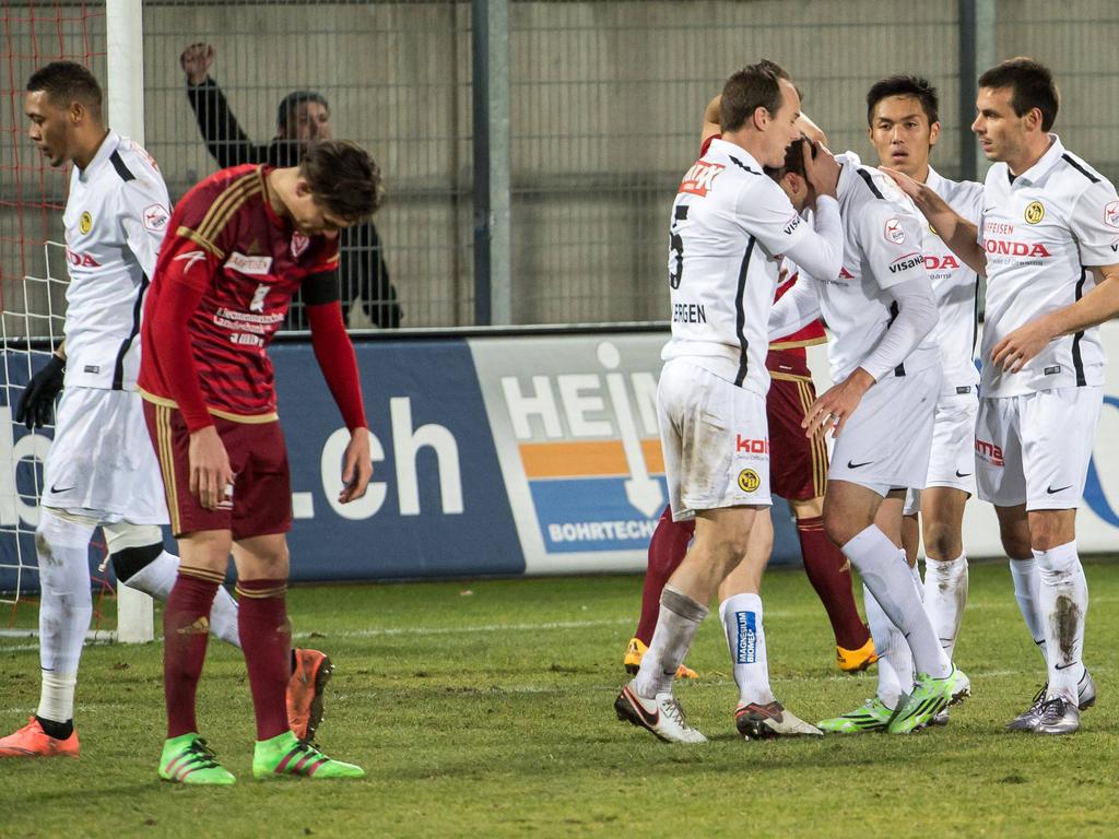 Die Young Boys kamen beim FC Vaduz erst in der 93. Minute zum letztlich glücklichen 1:1-Remis