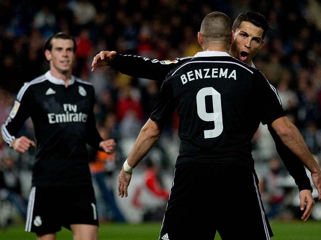 Benzema y Cristiano Ronaldo están ya en Manchester para el partido del martes en Champions. (Foto: Getty)