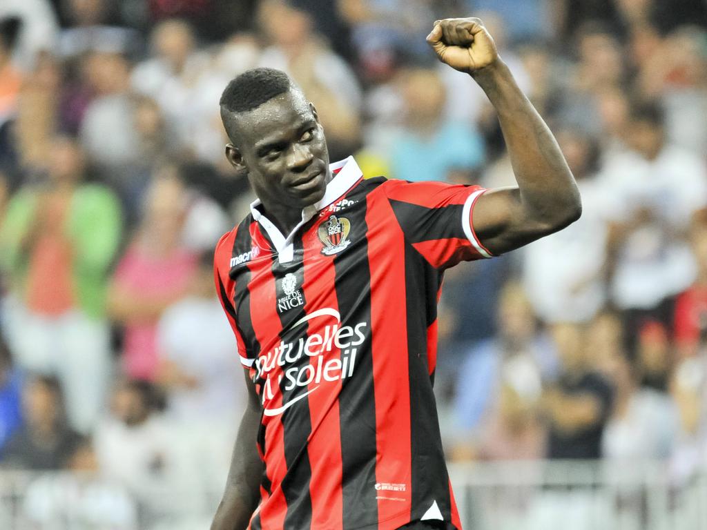 Mario Balotelli hat Nizza im Topspiel zum Sieg geschossen Mario Balotelli hat Nizza im Topspiel zum Sieg geschossen
