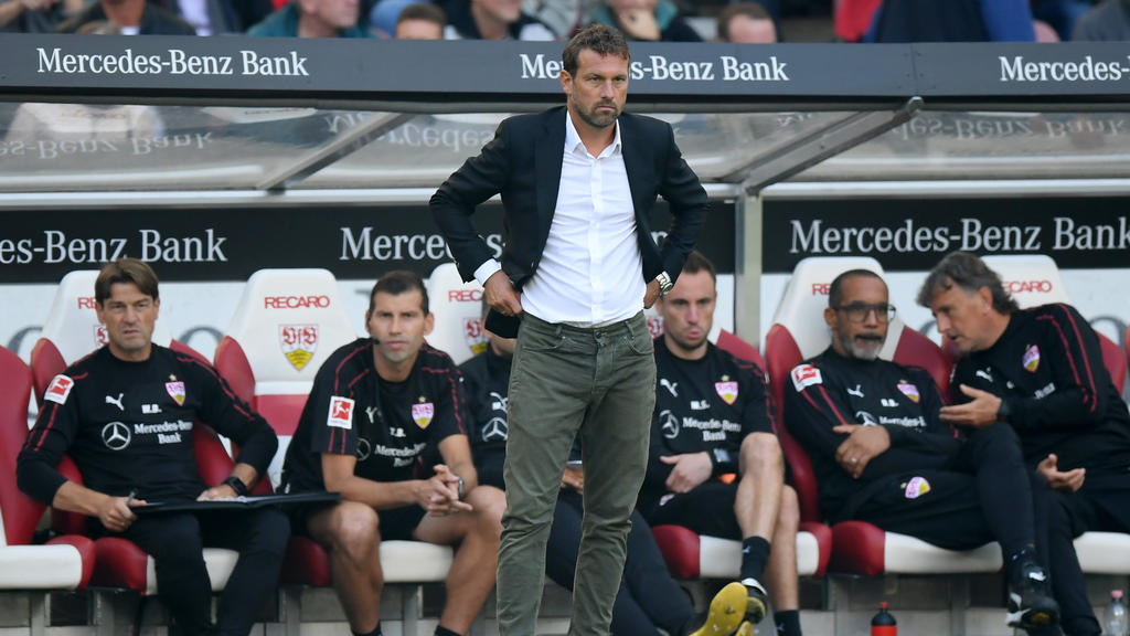 Markus Weinzierl trifft mit dem VfB Stuttgart in der Bundesliga auf Eintracht Frankfurt Markus Weinzierl trifft mit dem VfB Stuttgart in der Bundesliga auf Eintracht Frankfurt