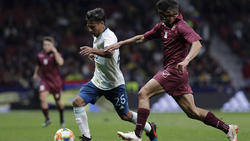 Hurtado (re.) debütierte im März für Venezuelas Nationalmannschaft