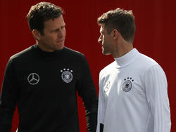 Bierhoff (li.) hat sich für Müller eingesetzt