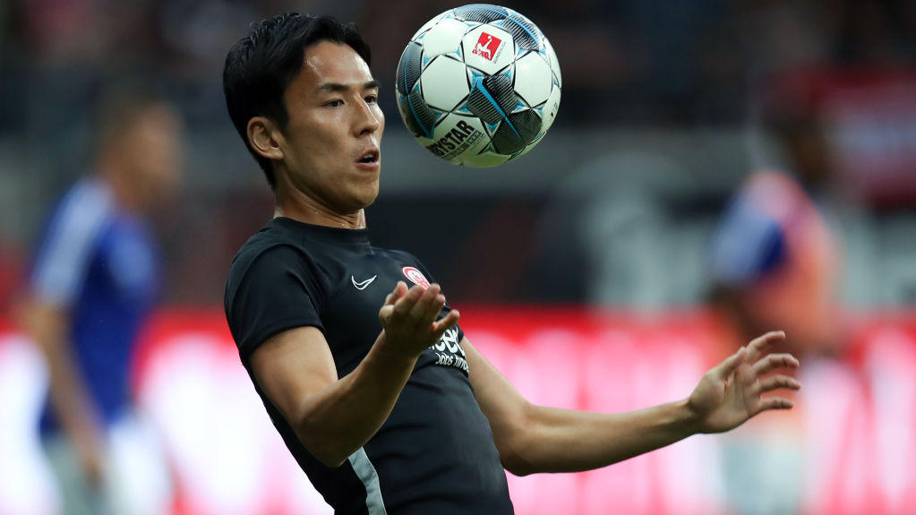 Eintracht-Spieler Makoto Hasebe hatte sich im Spiel bei Union Berlin eine Gehirnerschütterung zugezogen