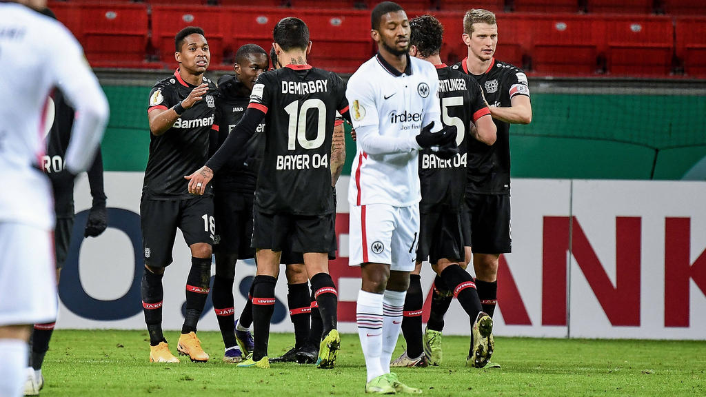 Bayer Leverkusen setzte sich gegen Eintracht Frankfurt durch
