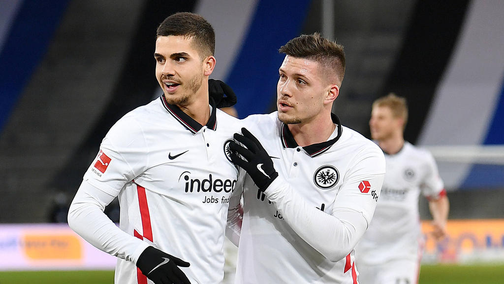 Ex-Eintracht-Stürmer Luka Jovic (rechts) könnte Florenz wieder verlassen