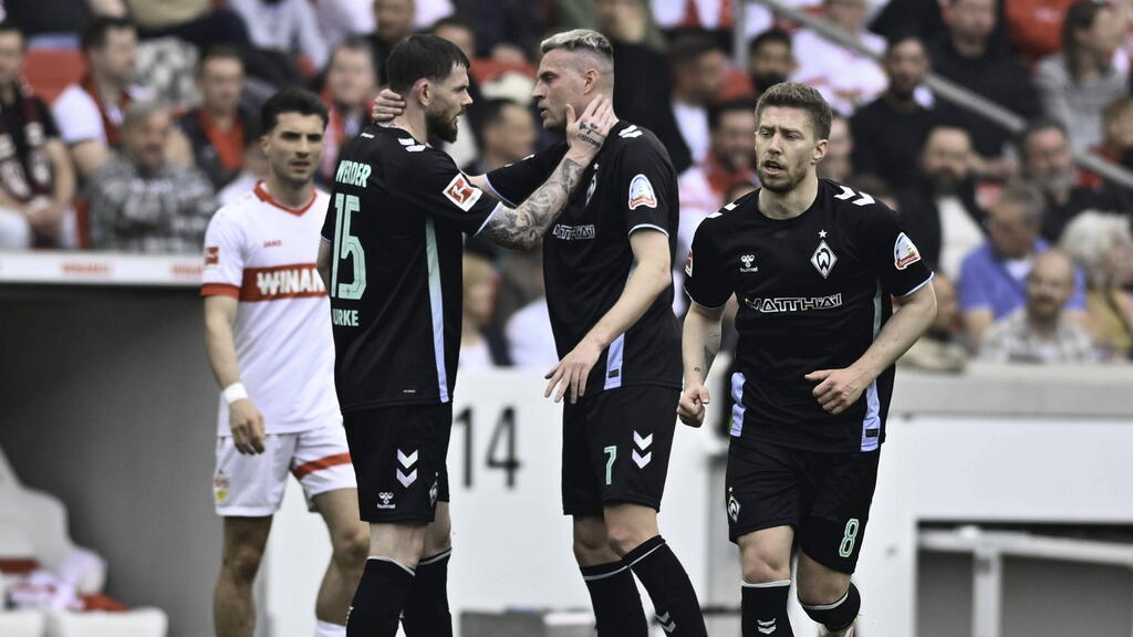 Marvin Ducksch (2.v.r.) ist gesetzter Stammspieler bei Werder Bremen Marvin Ducksch (2.v.r.) ist gesetzter Stammspieler bei Werder Bremen