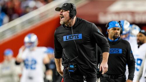 NFL-Coach Dan Campbell kritisiert die Leistung eines Spielers