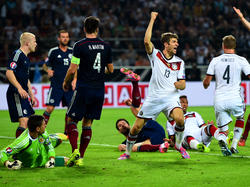 Thomas Müller schoss Deutschland mit einem Doppelpack zum Sieg