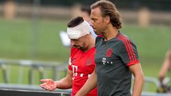 Franck Ribéry konnte die Einheit nicht vollends absolvieren
