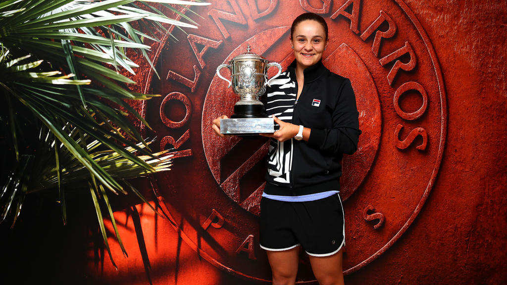 Strahlende Siegerin: Ashleigh Barty Strahlende Siegerin: Ashleigh Barty