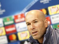 Zinedine Zidane habló en rueda de prensa. (Foto: Getty)