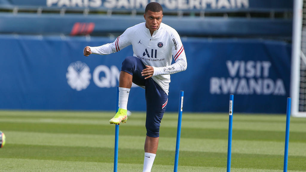 Noch trainiert Kylian Mbappé in Paris Noch trainiert Kylian Mbappé in Paris