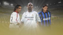 Hernan Crespo, Ronaldo und Alessandro Nesta (v.r.) wechselten am Deadline Day 2002