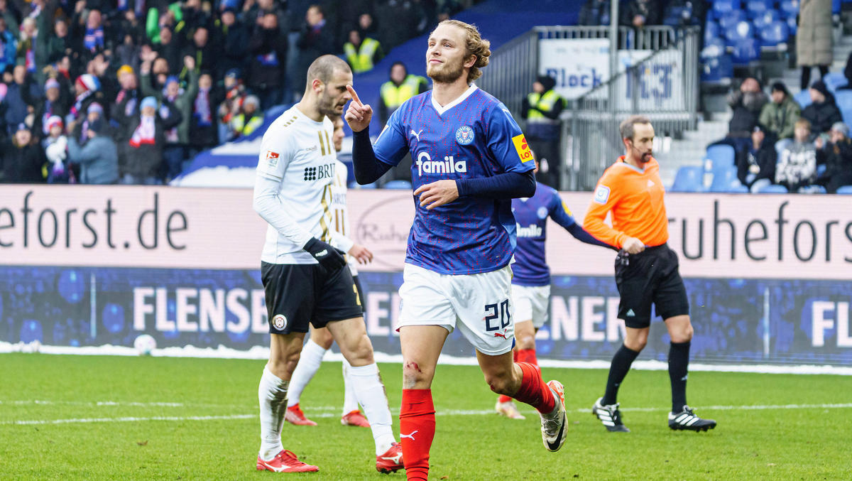 Fiete Arp traf für Holstein Kiel