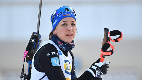Franziska Preuß ist schon lange im Biathlon aktiv