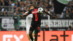 Victor Boniface traf für Leverkusen doppelt in Gladbach