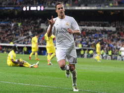 Lucas Vázquez marcó el segundo tanto del Madrid ante el Villarreal. (Foto: Getty)