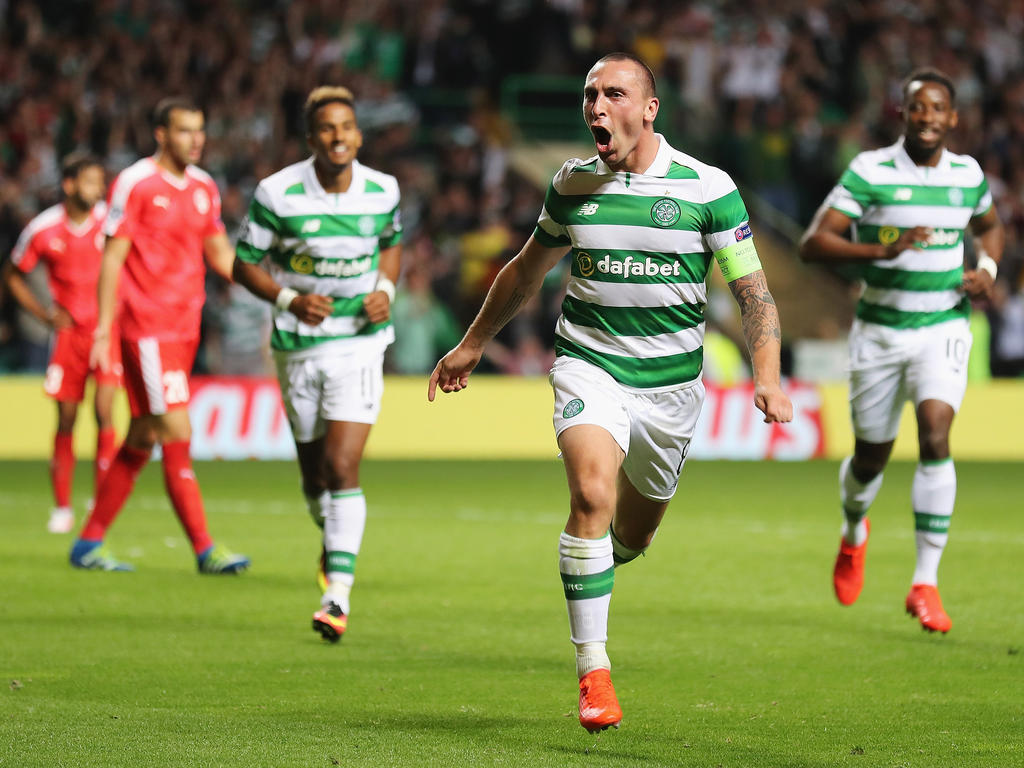 Scott Brown marcó el último gol del Celtic en la ida de los playoffs. (Foto. Getty)