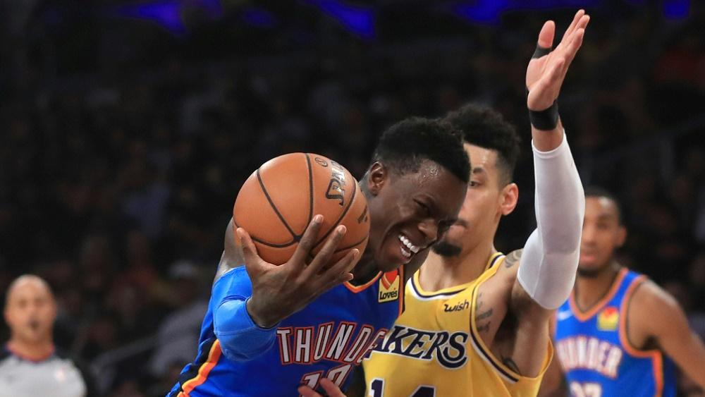 Dennis Schröder erzielte 31 Punkte gegen die Lakers Dennis Schröder erzielte 31 Punkte gegen die Lakers