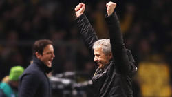 War nach dem Sieg bei Hertha BSC erleichtert: BVB-Trainer Lucien Favre